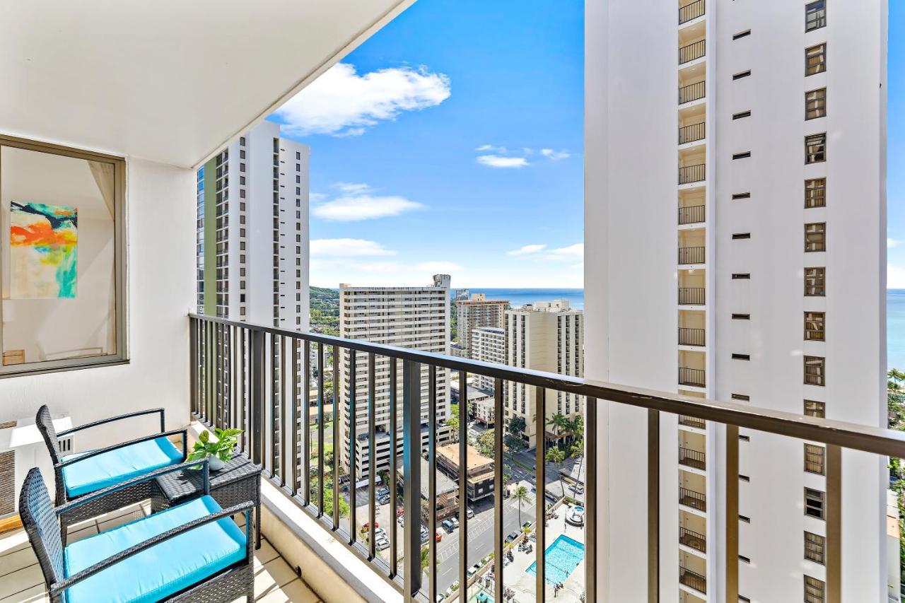 1Br With Great Ocean Views, 1 Block To Waikiki Beach 호놀룰루 외부 사진
