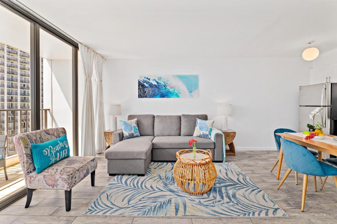 1Br With Great Ocean Views, 1 Block To Waikiki Beach 호놀룰루 외부 사진