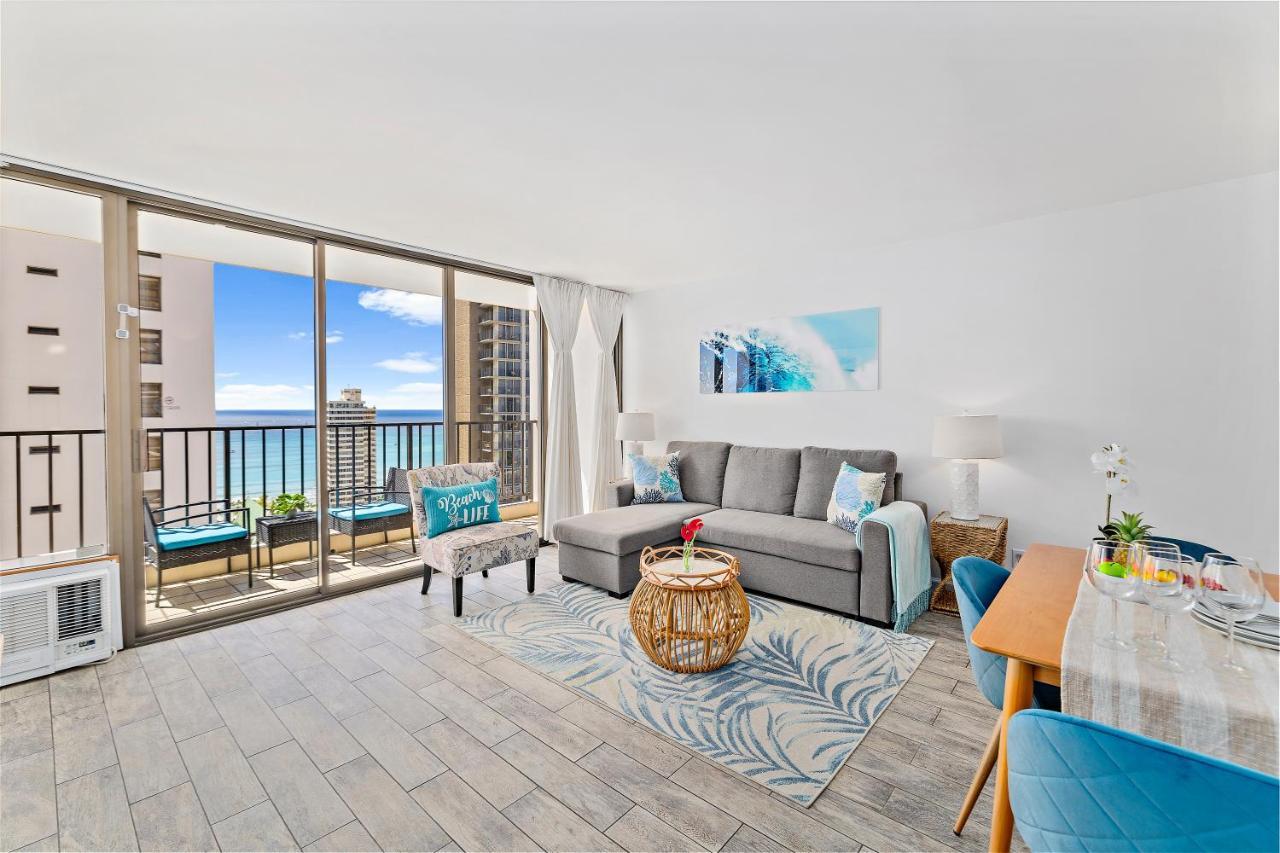 1Br With Great Ocean Views, 1 Block To Waikiki Beach 호놀룰루 외부 사진