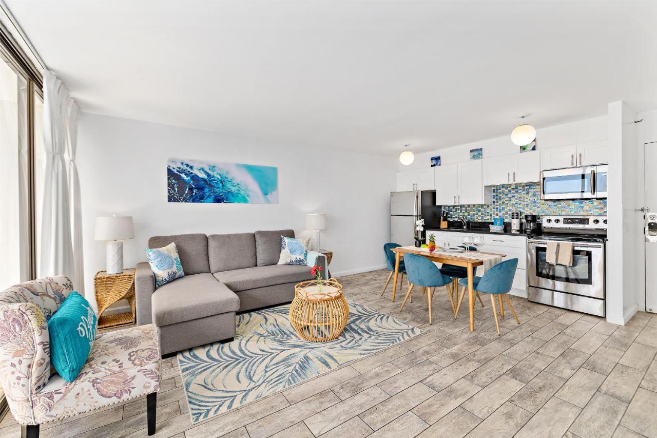 1Br With Great Ocean Views, 1 Block To Waikiki Beach 호놀룰루 외부 사진