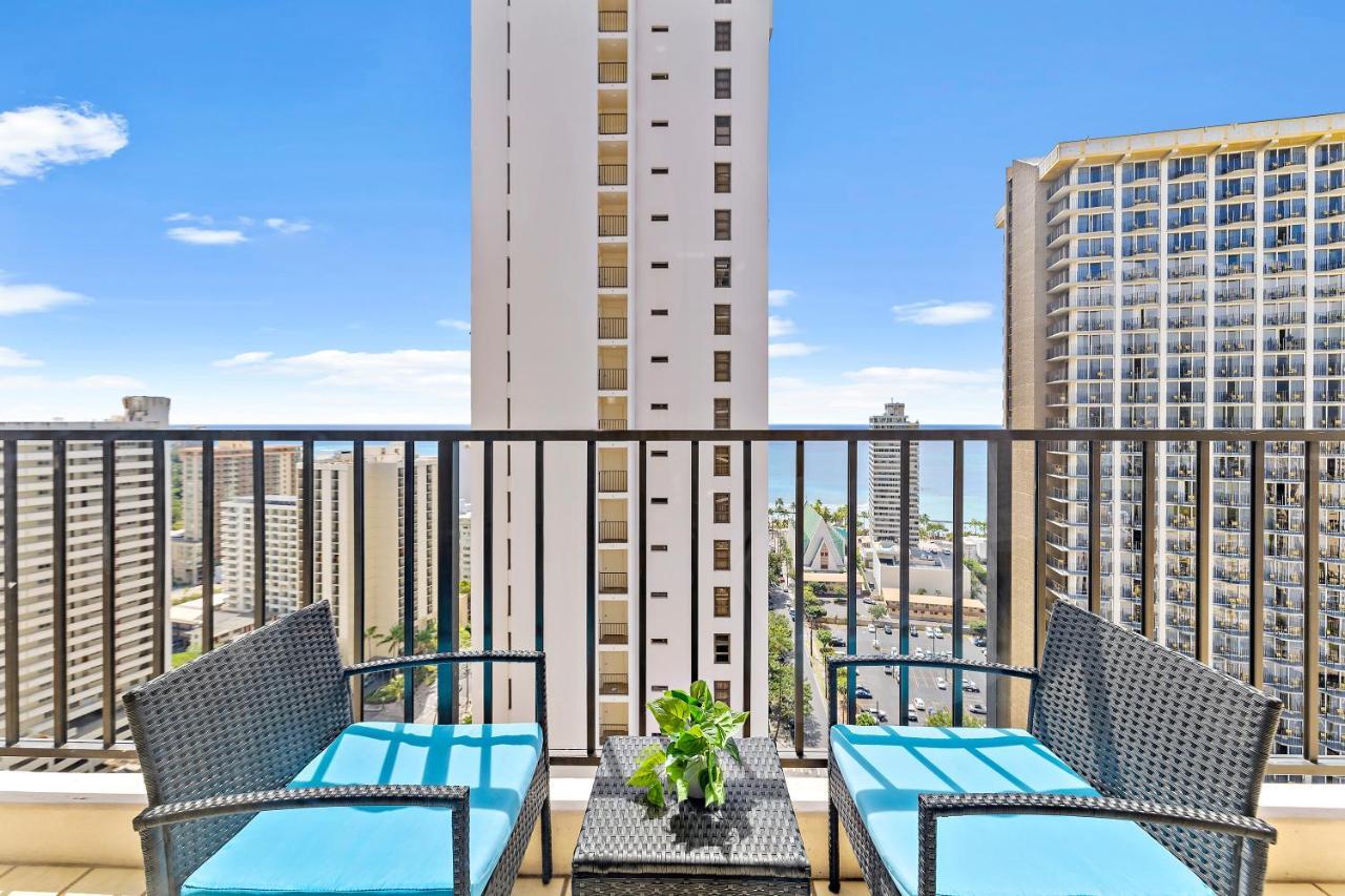 1Br With Great Ocean Views, 1 Block To Waikiki Beach 호놀룰루 외부 사진