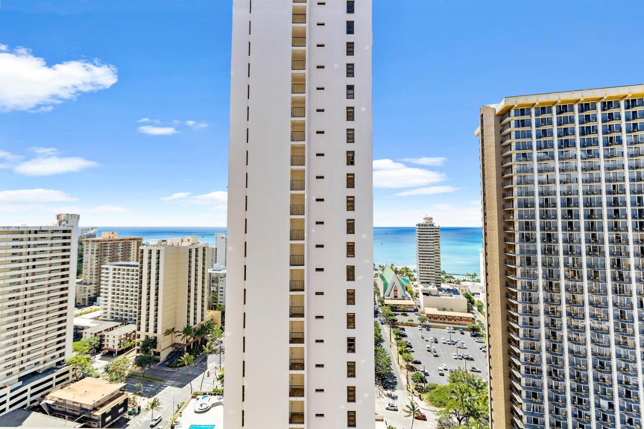1Br With Great Ocean Views, 1 Block To Waikiki Beach 호놀룰루 외부 사진