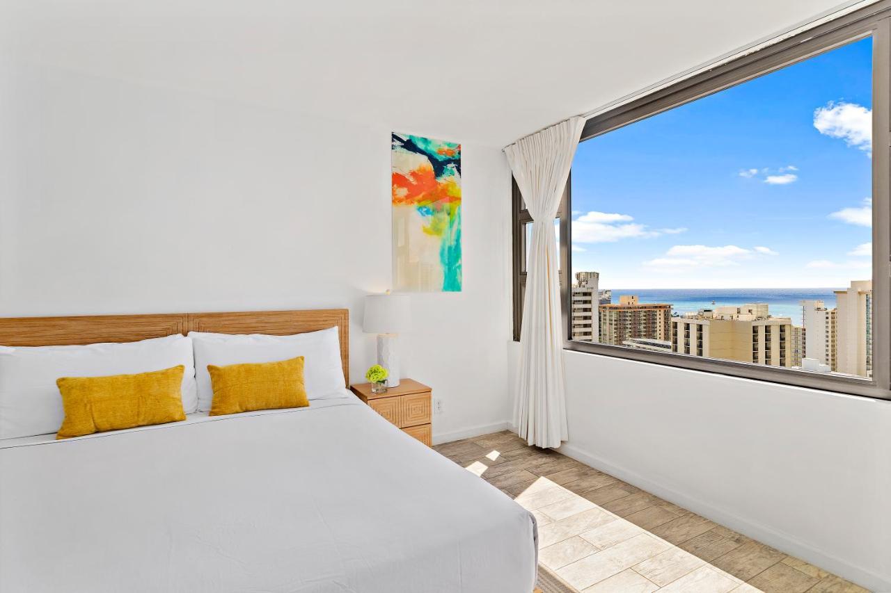 1Br With Great Ocean Views, 1 Block To Waikiki Beach 호놀룰루 외부 사진