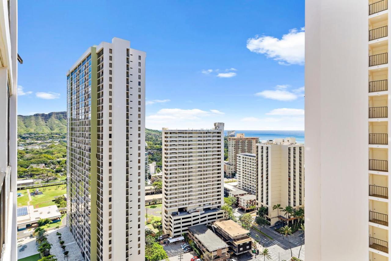 1Br With Great Ocean Views, 1 Block To Waikiki Beach 호놀룰루 외부 사진