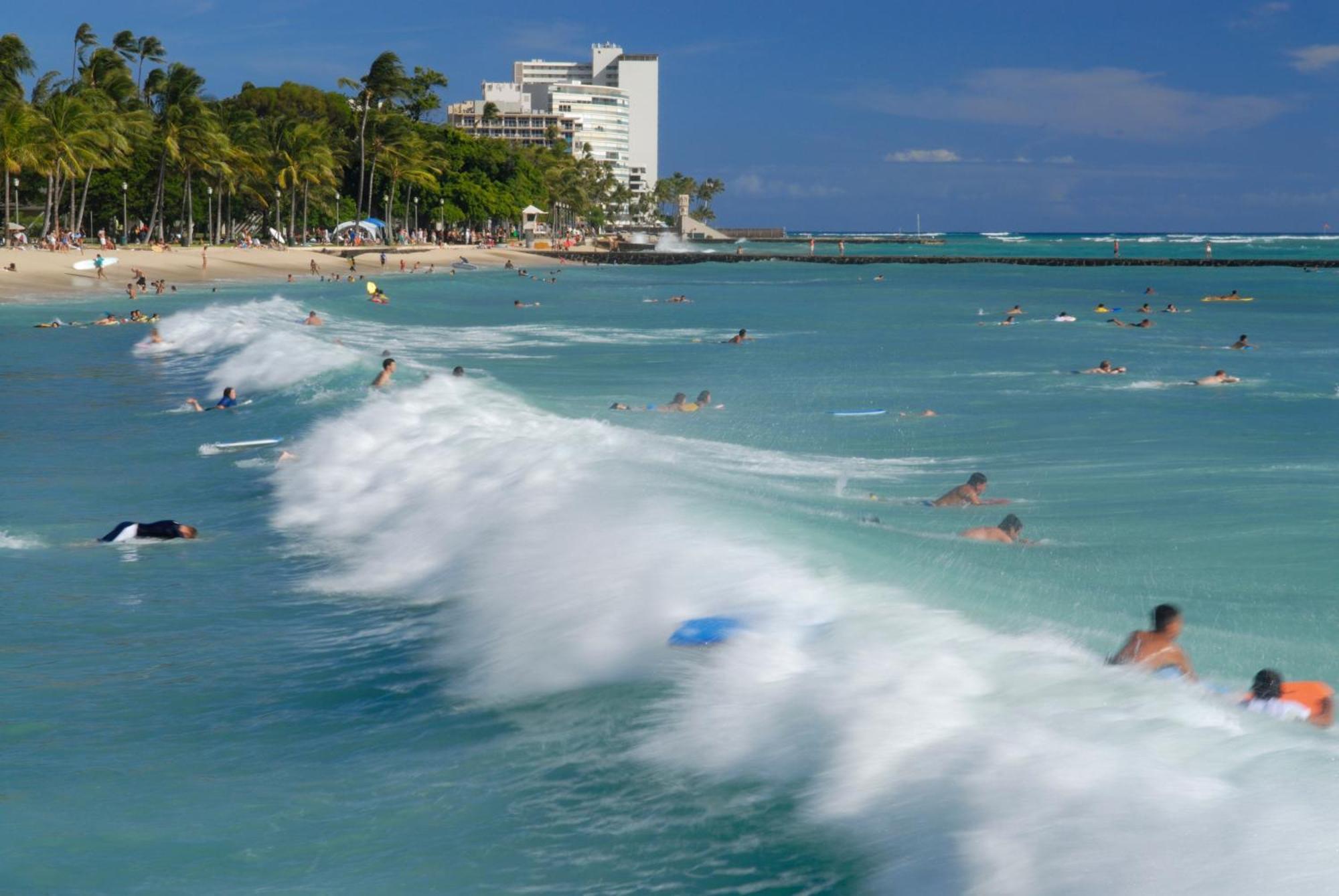 1Br With Great Ocean Views, 1 Block To Waikiki Beach 호놀룰루 외부 사진
